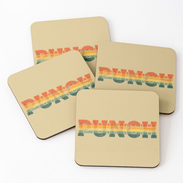 Artikelvorschau, Punch Monkey-Tribute-Print für Fans | Vintage-Retro-Textgrafikdesign entworfen und verkauft von Rainstorm Trends (RST).
