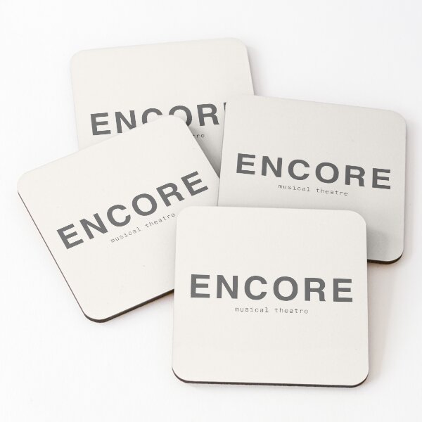 Item preview, Encore – Minimal Beige Musical Theatre Decor Shower Curtain & Duvet Cover designed and sold by Identity Club Co.