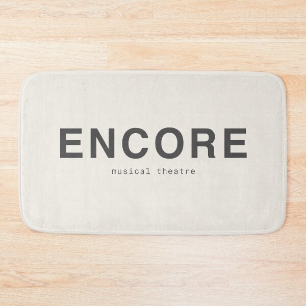 Item preview, Encore – Minimal Beige Musical Theatre Decor Shower Curtain & Duvet Cover designed and sold by Identity Club Co.