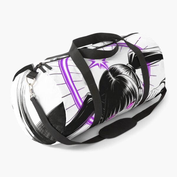 Item preview, kasane teto saint of sin vocal synth gothic engraving neon halo hot pink eyes electric purple halo dark fantasy designed and sold by DarkMedieval.