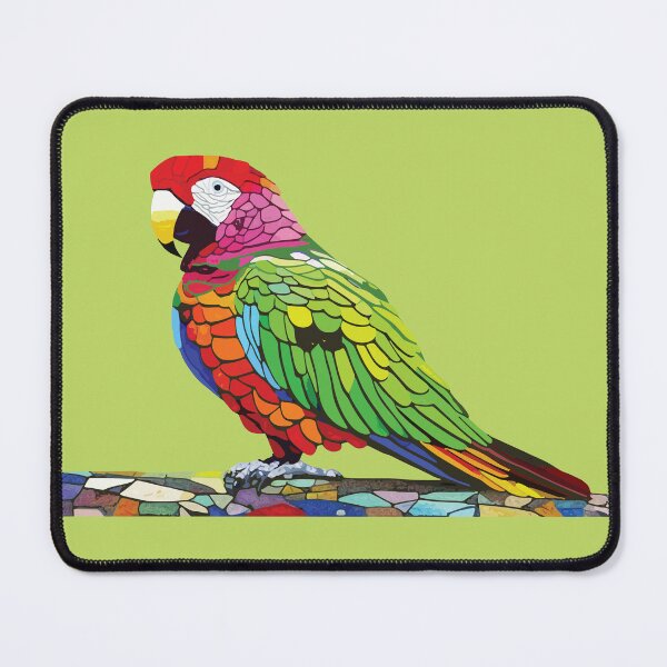 Item preview, tropical parrot mosaic designed and sold by designmari.