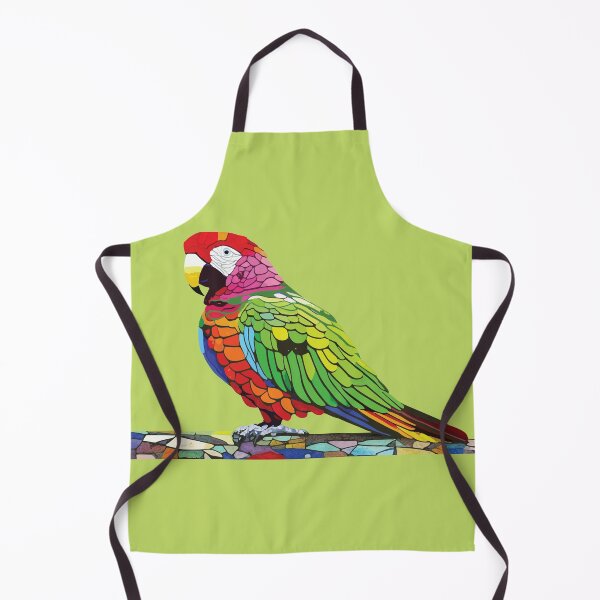 Item preview, tropical parrot mosaic designed and sold by designmari.