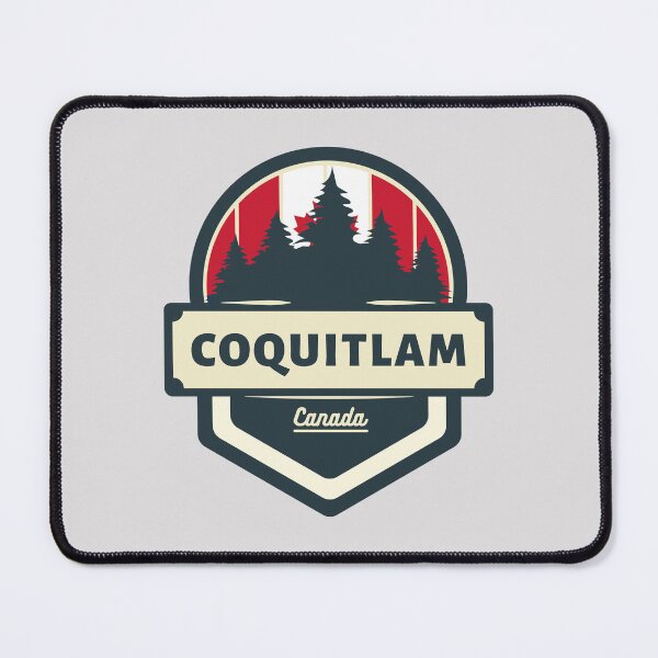 Item preview, Coquitlam Canada | Retro Vintage Travel Badge designed and sold by World Designs.