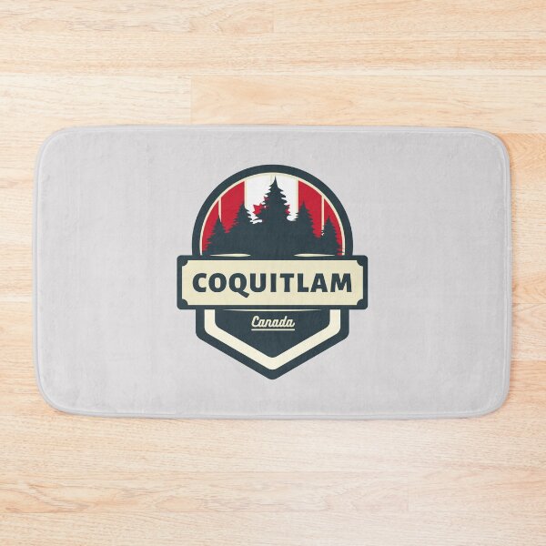 Item preview, Coquitlam Canada | Retro Vintage Travel Badge designed and sold by World Designs.