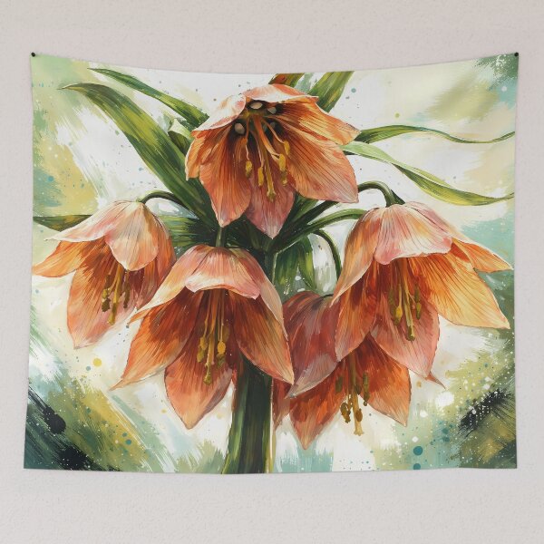 Item preview, Vibrant Orange Flowers in Bloom designed and sold by cuprum.