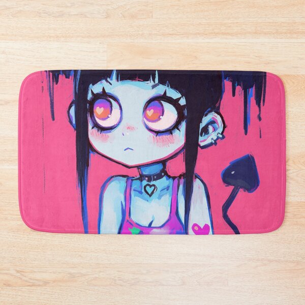 Item preview, Neon Chibi Demon Girl Gamer designed and sold by bubblegoth.