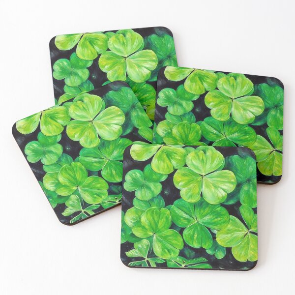 Item preview, Green Shamrocks designed and sold by tomorrowsart.