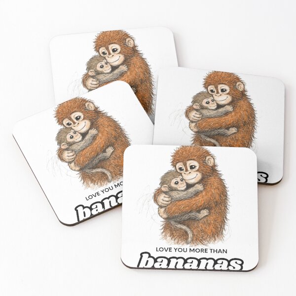 Item preview, Cuddle therapy Love you more Punch Monkey baby Makak cute orangutan plush toy designed and sold by CyberArtistOne.