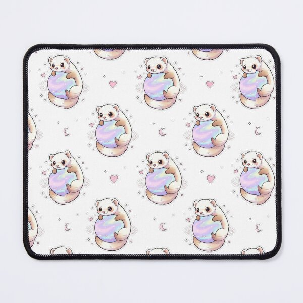 Item preview, Cosmic Ferret Pastel Galaxy designed and sold by Laysa Kaline.
