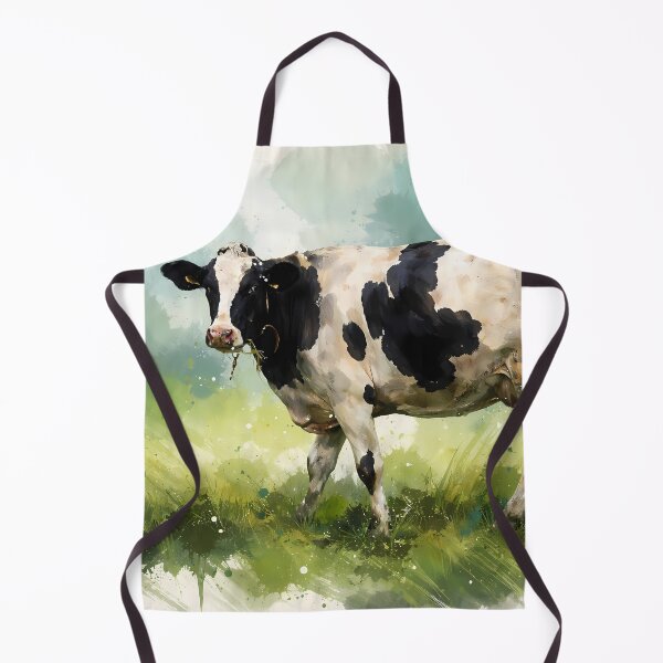 Item preview, Black and White Cow in Field designed and sold by cuprum.