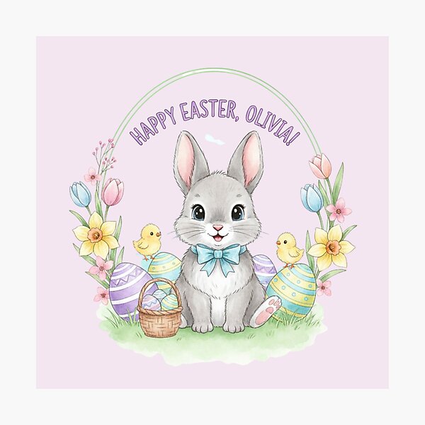 Item preview, Olivia Happy Easter designed and sold by daila70.