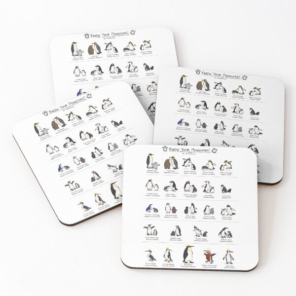 Item preview, Know Your Penguins! designed and sold by KetrinaDrawsALot.