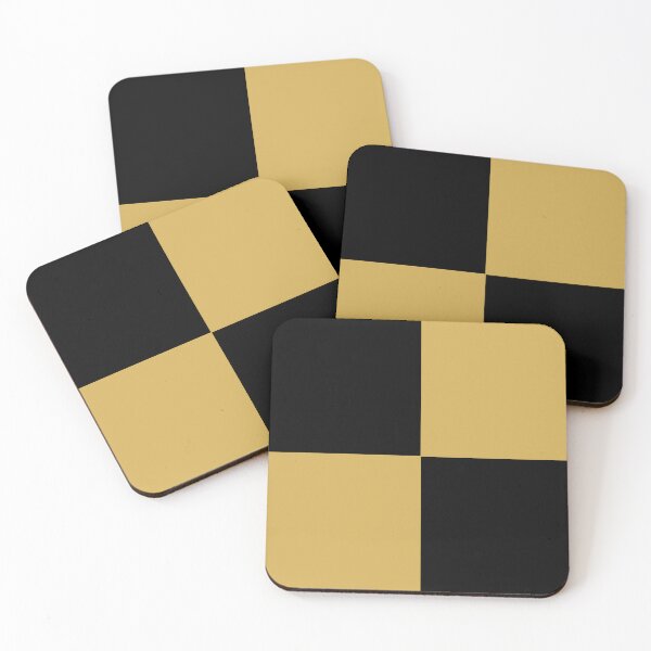 Item preview, GOLD and BLACK LARGE CHECKERS  designed and sold by RachelMacht.