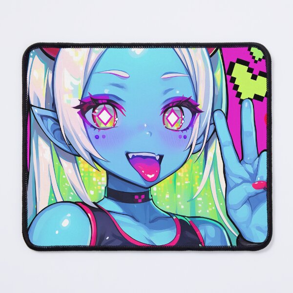 Item preview, Neon Demon Girl Pixel Hearts designed and sold by bubblegoth.