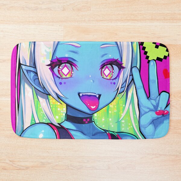 Item preview, Neon Demon Girl Pixel Hearts designed and sold by bubblegoth.