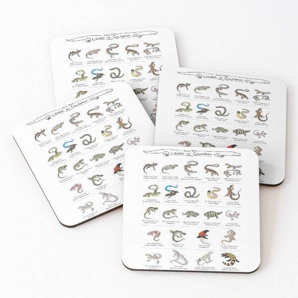 Item preview, Know Your Lizards of California designed and sold by KetrinaDrawsALot.
