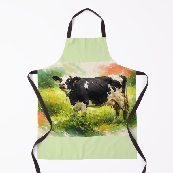 Item preview, Holstein Cow in Lush Pasture designed and sold by cuprum.