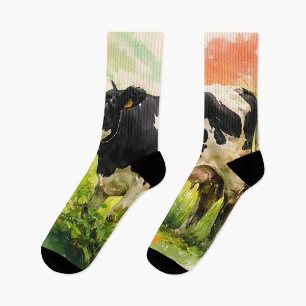 Item preview, Holstein Cow in Lush Pasture designed and sold by cuprum.