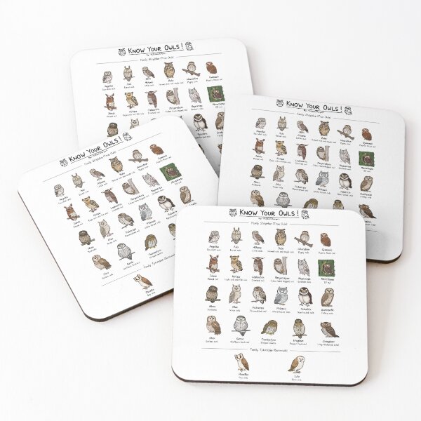 Item preview, Know Your Owls! designed and sold by KetrinaDrawsALot.