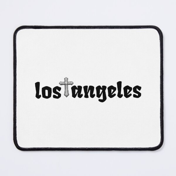Item preview, Gothic “Los Angeles” Typography with Cross designed and sold by Sierata.