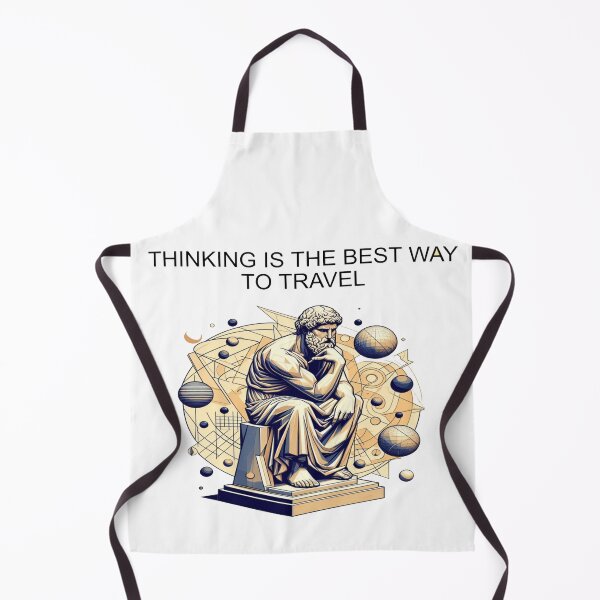 Item preview, THINKING IS THE BEST WAY TO TRAVEL designed and sold by oceantospace.