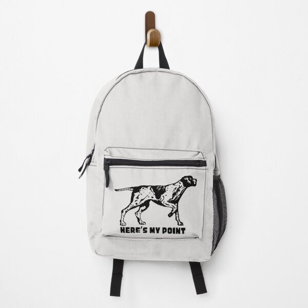 Item preview, LIspe Vintage Pointing Dog Illustration Here’s My Point designed and sold by Lispe-Designs.