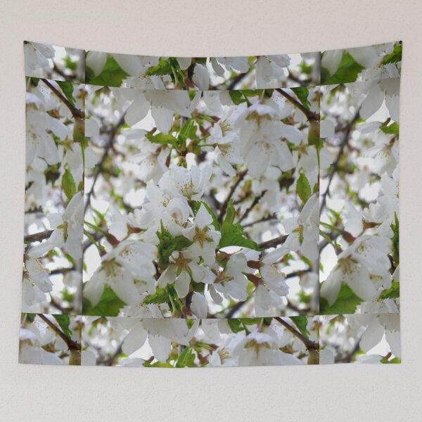 Item preview, White flowering Cherry tree designed and sold by hollycooper.