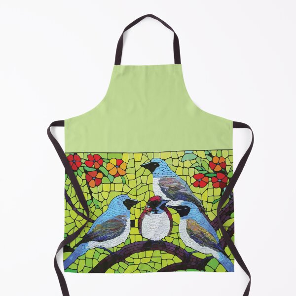 Item preview, mosaic birds in gathering designed and sold by designmari.