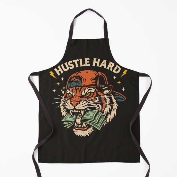 Item preview, Hustle Hard Tiger – Stay Hungry Money Graphic designed and sold by Weasel Graphix.
