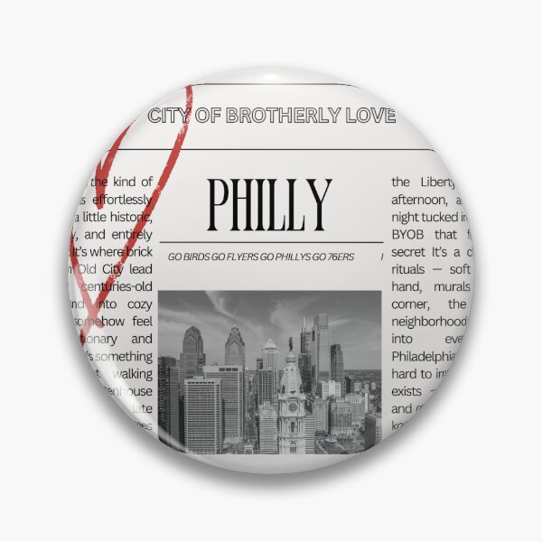 Item preview, Philadelphia Poster designed and sold by SarahLovesBands.