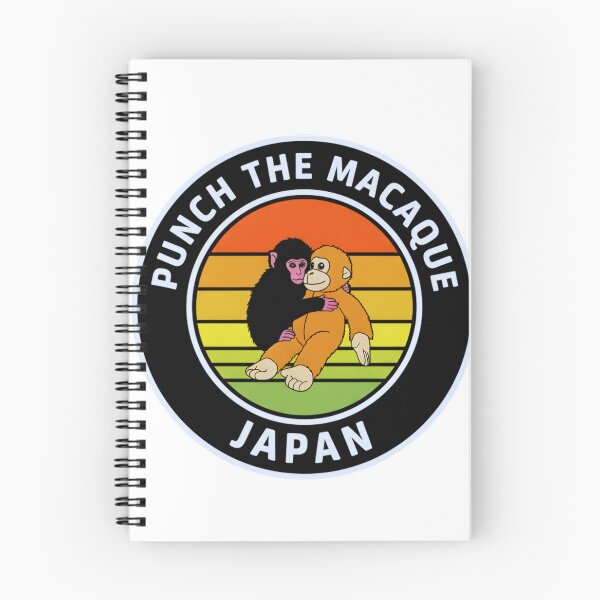 Item preview, Punch the Macaque Print for Vintage Style | Retro Japan Monkey Badge Design designed and sold by Rainstorm Trends (RST).