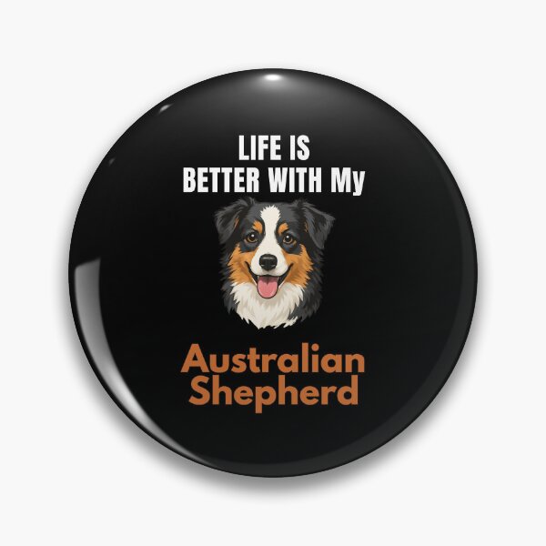 Item preview, Life Is Better With My Australian Shepherd – Cute Dog Mom & Dog Dad Gift designed and sold by YAKOUT-STUDIO.