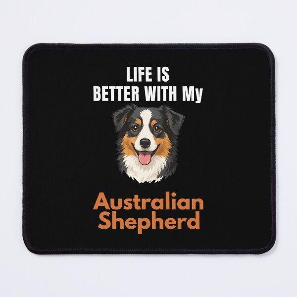 Item preview, Life Is Better With My Australian Shepherd – Cute Dog Mom & Dog Dad Gift designed and sold by YAKOUT-STUDIO.