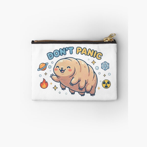 Item preview, Don’t Panic Tardigrade – Cute Space Survivor Science Design designed and sold by Fluidic-Space.