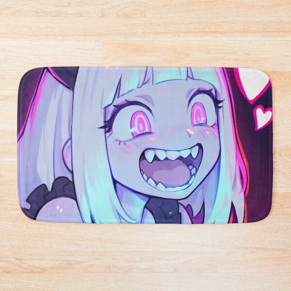 Item preview, Fanged Demon Girl Neon Hearts designed and sold by bubblegoth.