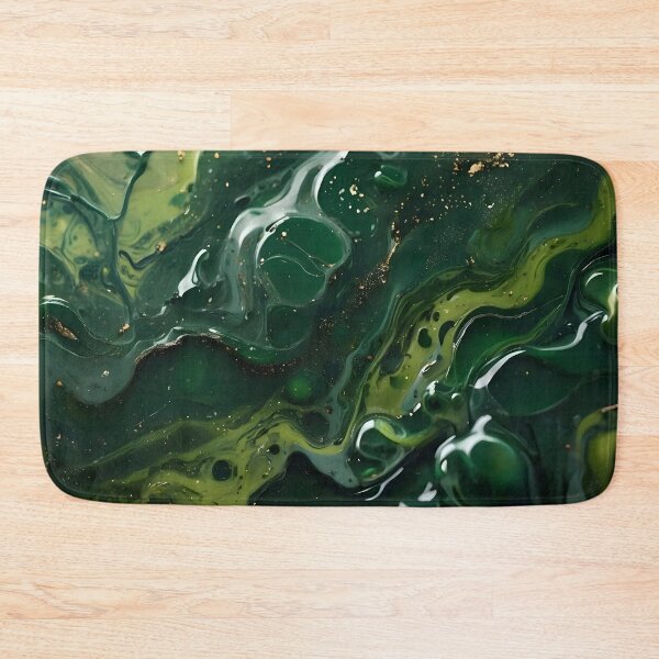 Item preview, Forest Green Fluid Abstraction designed and sold by VibeShift Studio.
