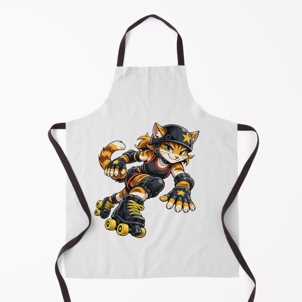 Item preview, Cat Roller Derby Jammer Helmet Star designed and sold by Ombrya.
