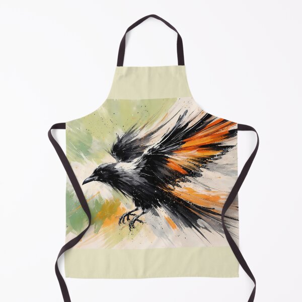 Item preview, Dynamic Crow in Mid-Flight designed and sold by cuprum.