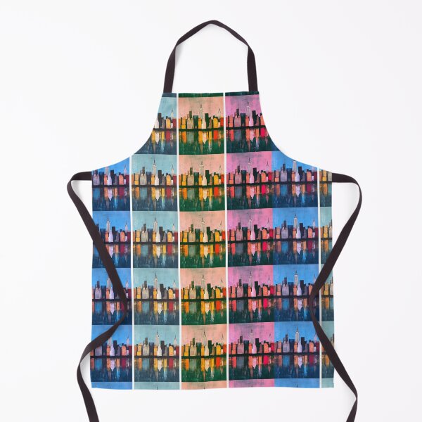 Item preview, NYC Skyline – Urban Contrast Quad Set designed and sold by SkylineVistas Designs.