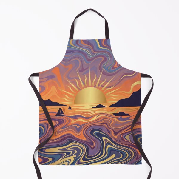 Item preview, Marbled Marine Sunset designed and sold by Ciervo Primavera.