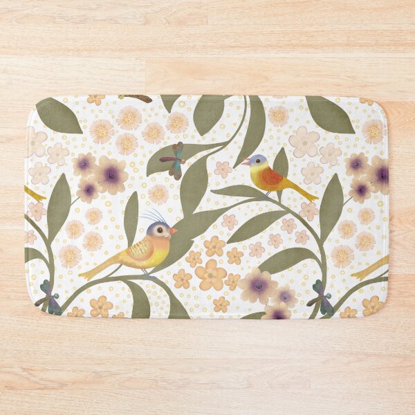 Item preview, Whimsical Songbirds & Sneezeweed designed and sold by phatlizzardart.