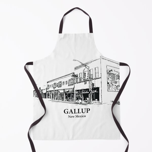 Item preview, Gallup NM - Ink Cityscape Illustration designed and sold by Lakeric Cityscapes.