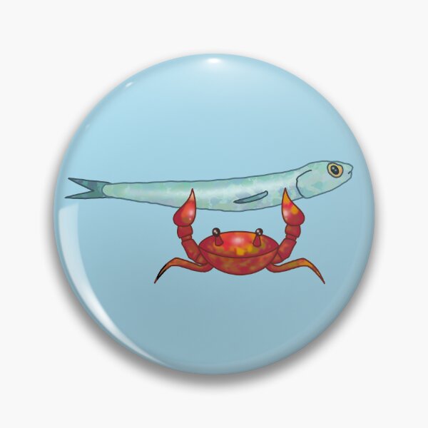 Item preview, Crab Fish! designed and sold by OrangePostcards.