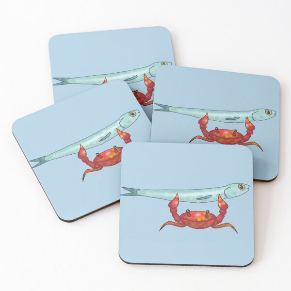 Item preview, Crab Fish! designed and sold by OrangePostcards.