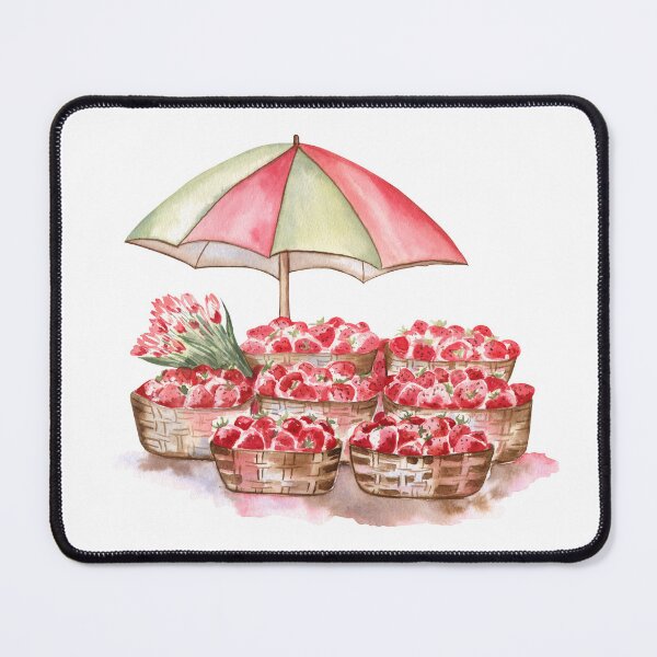 Item preview, Summer Strawberry and Flowers Stand designed and sold by Flowersforbear.