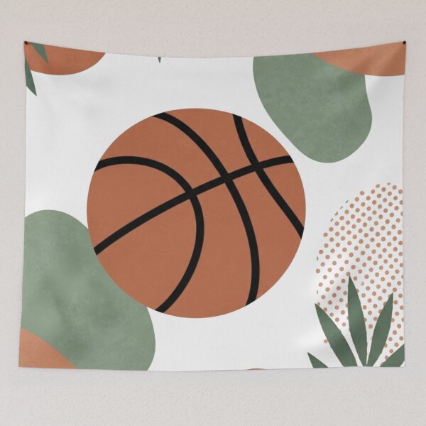 Item preview, Basketball Wall Art & T-Shirt – Modern Abstract Sports Design designed and sold by Dzblack.