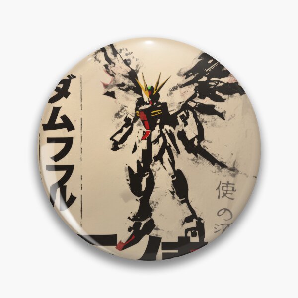 Item preview, Vintage Warned Wing Gundam Zero designed and sold by AnimeArsenalPrints.