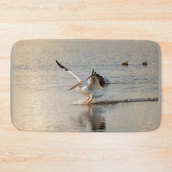 Item preview, Pelican Skimming Over Water designed and sold by Debra Martz.