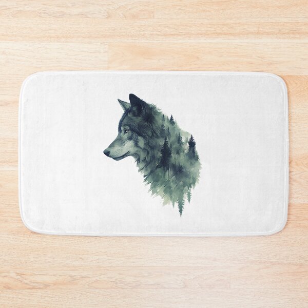 Item preview, Majestic Wolf Forest Blend Portrait designed and sold by Christian Weiss.