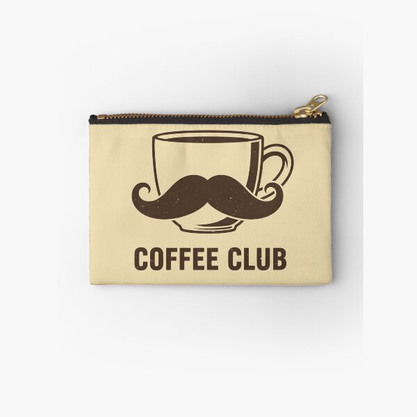 Item preview, Coffee Club Mustache - Funny Vintage Design designed and sold by WowDezign.